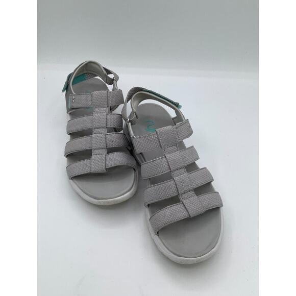 Ryka Size 7.5 Womens Sandals Grey GUC - Picture 2 of 8